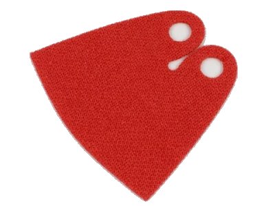 LEGO onderdeel Minifigure Cape Cloth, Tear-Drop Neck Cut - Spongy Stretchable Fabric (36618)