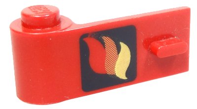 LEGO onderdeel Door 1 x 3 x 1 Left with Classic Fire Logo Pattern (3822pb002)
