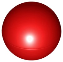 LEGO part Ball, Hard Plastic 52mm D. (Duplo Ball for Ball Tube) (41250)