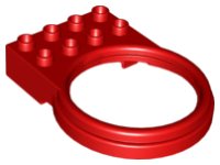 LEGO part Duplo Ball Tube Holder with 2 x 4 Brick Base 42029
