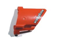 LEGO part Technic, Panel Fairing #22 Large Short, Small Hole, Side A with 'vodafone' Pattern (Sticker) - Set 8674 44352pb20