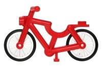 LEGO part Bicycle with Trans-Clear Wheels and Black Tires (4719 / 4720 / 2807) 4719c01