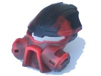 LEGO part Bionicle Mask Kiril (Pehkui) with Marbled Black Pattern 47327pb01