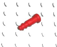 LEGO part Electric, Motor with Boat Propeller - Plastic Locking Screw 48064screwp