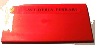 LEGO onderdeel Tile 8 x 16 with Bottom Tubes on Edges with Ferrari Logo and Black 'SCUDERIA FERRARI' Pattern (Sticker) - Set 8654 (48288pb10)