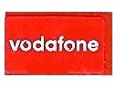 LEGO onderdeel Panel 1 x 2 x 1 with 'vodafone' Pattern (Sticker) - Set 8362 (4865pb030)