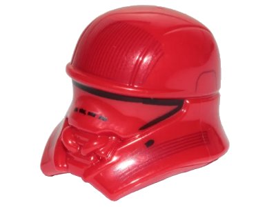 LEGO onderdeel Minifigure, Headgear Helmet SW Sith Jet Trooper Pattern (57807pb02)