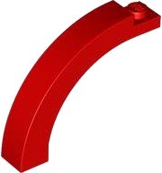 LEGO onderdeel Arch 1 x 5 x 3 1/3 Curved Top 5845