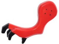 LEGO part Dragon Arm with Black Claws Pattern Left 59217pb01