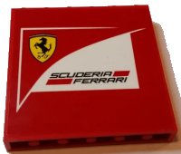 LEGO part Panel 1 x 6 x 5 with Scuderia Ferrari Logo Pattern (Sticker) - Set 75913 59349pb132