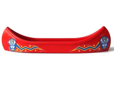 LEGO part Boat, Canoe with Islanders Pattern on Both Sides (Stickers) - Sets 1788 / 6256 / 6264 / 6278 / 6292 (6021pb01)