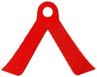 LEGO onderdeel Minifigure Cape Cloth, 2 Long Tails - Spongy Stretchable Fabric 60463