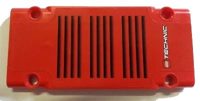LEGO onderdeel Technic, Panel Plate 5 x 11 x 1 with Black Vent Grille and LEGO TECHNIC Logo Pattern (Sticker) - Set 8258 (64782pb007)