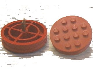 LEGO part Wheel with 12 Studs and Axle Cam for Motor (715a)