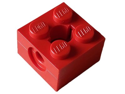 LEGO onderdeel Arm Holder Brick 2 x 2 with Top Hole (Homemaker Figure / Maxifigure Torso) (792c04)