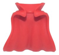 LEGO onderdeel Minifigure Cape Rubber, Billowing with High Rounded Collar (Cloak of Levitation) 79786