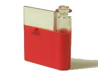 LEGO part Door 1 x 3 x 3 Right with Horizontal Handle with Molded Trans-Clear Window Pattern 802apb00