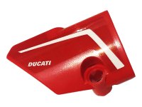 LEGO onderdeel Technic, Panel Fairing # 1 Small Smooth Short, Side A with White Stripe and 'DUCATI' Pattern (Sticker) - Set 42107 87080pb059