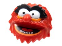 LEGO onderdeel Minifigure, Head, Modified Muppet Animal with Black Eyebrows, Orange Eyelids and Lip Pattern 89647pb01