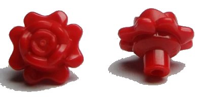 LEGO onderdeel Friends Accessories Flower Rose with Pin (93081c)