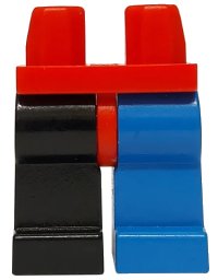 LEGO onderdeel Hips and 1 Blue Left Leg, 1 Black Right Leg (Dragon Masters) 970d02