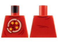 LEGO part Torso Shirt with Pizza Pattern 973pb3710