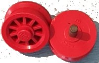 LEGO part Wheel Spoked 2 x 2 with Stud bb0019
