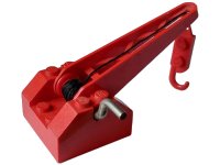 LEGO part String Reel Winch 4 x 4 x 2 with Sloped Top, Metal Handle, Red Drum and Crane Arm with String and Crane Hook Right bb0073c02