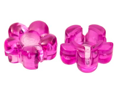 LEGO onderdeel Clikits, Icon Flower 5 Petals 2 x 2 Small with Hole (46280)