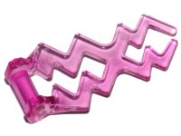 LEGO part Wave Angular Double with Bar Handle (Electric Zigzag) 59233