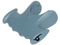 LEGO onderdeel Shark Head Hammerhead with Black Eyelids and Eyes with White Pupils Pattern 67229pb01
