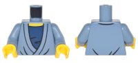 LEGO onderdeel Torso Robe over Dark Blue Shirt Pattern / Sand Blue Arms / Yellow Hands 973pb2819c01