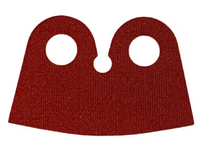 LEGO onderdeel Minifigure Cape Cloth, High Rounded Narrow Collar, Straight Sides - Traditional Starched Fabric (109641)