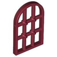 LEGO part Pane for Window 1 x 2 x 2 2/3 Twisted Bar with Rounded Top 30045