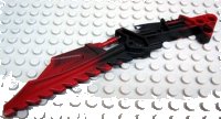 LEGO part Bionicle Weapon Vahki Staff of Confusion with Marbled Black Pattern 47335pb01