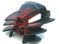 LEGO part Bionicle Mask Radiak with Marbled Black Pattern 60906pb01