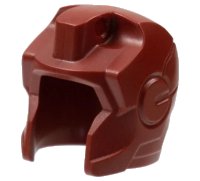 LEGO part Minifigure, Headgear Helmet Space with Open Face and Large Top Hinge, with Straight Cheeks (Iron Man) 80429