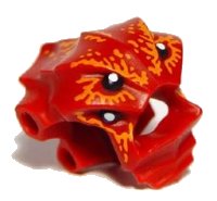LEGO part Minifigure, Head, Modified Lobster Pattern 92945pb01