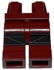LEGO onderdeel Hips and Legs with Black Straps Pattern (970c00pb0233)