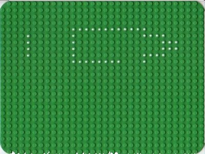 LEGO onderdeel Baseplate 24 x 32 with Set 361 Dots Pattern (10px4)