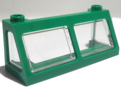 LEGO part Windscreen 2 x 6 x 2 Train with Trans-Clear Glass (13756 / 13760) (13760c01)