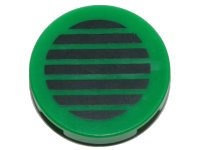 LEGO part Tile, Round 2 x 2 with Bottom Stud Holder with Black Grille Pattern 14769pb318