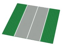 LEGO part Baseplate, Road 32 x 32 7-Stud Straight with Plain Runway Narrow Pattern 2358px2