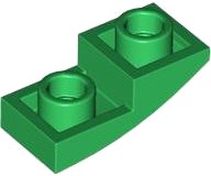 LEGO part Schräge, gewölbt 2 x 1 x 2/3 umgekehrt 24201