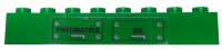 LEGO onderdeel Brick 1 x 8 with Black 'PNEUMATICS' and 'OIL' Panels Pattern (Sticker) - Set 7898 3008pb123