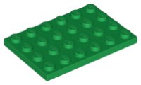 LEGO part Platte 4 x 6 3032