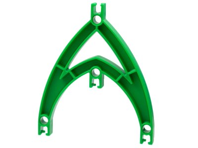 LEGO onderdeel Znap Balk Dubbele Curve 4 Gaten (32218)