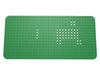 LEGO part Baseplate 16 x 32 with Rounded Corners and Set 352 Dots Pattern 374px1