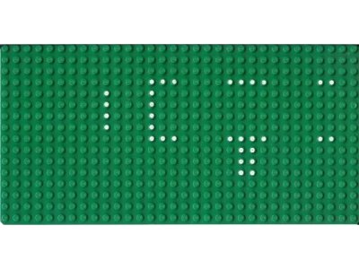 LEGO onderdeel Baseplate 16 x 32 with Set 356/540 Dots Pattern (3857pb01)