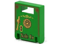 LEGO part Container, Box 2 x 2 x 2 Door with Slot with Safe with 'Safe Co' Pattern 4346px5
